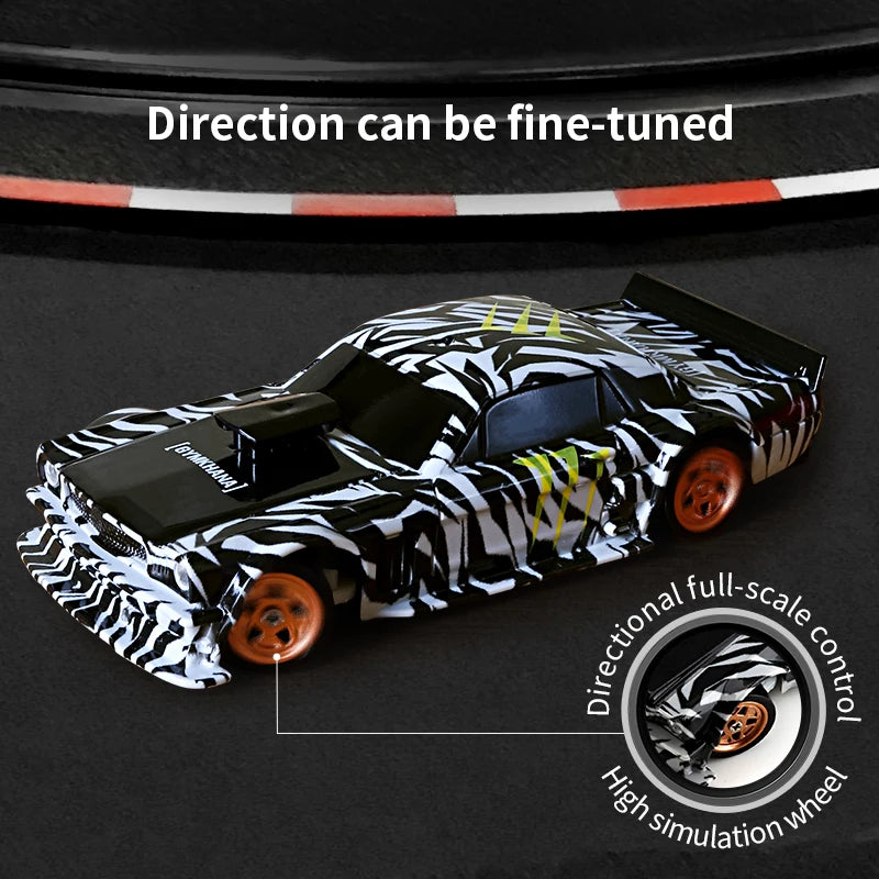 Mini 1:43 RC Drift Car 4WD with Gyro and LED Lights