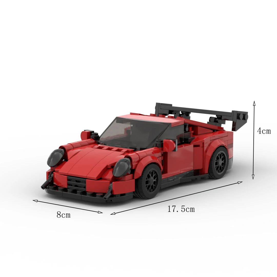 Klocki Wyścigowy Samochód Sportowy GT-RS 370 Elementów