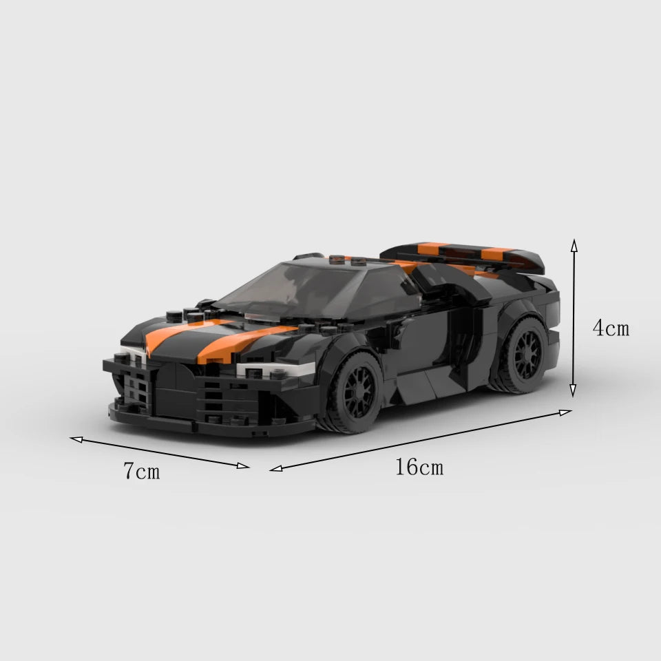 Klocki Sportowy Hypercar 344 Elementy Model Do Złożenia