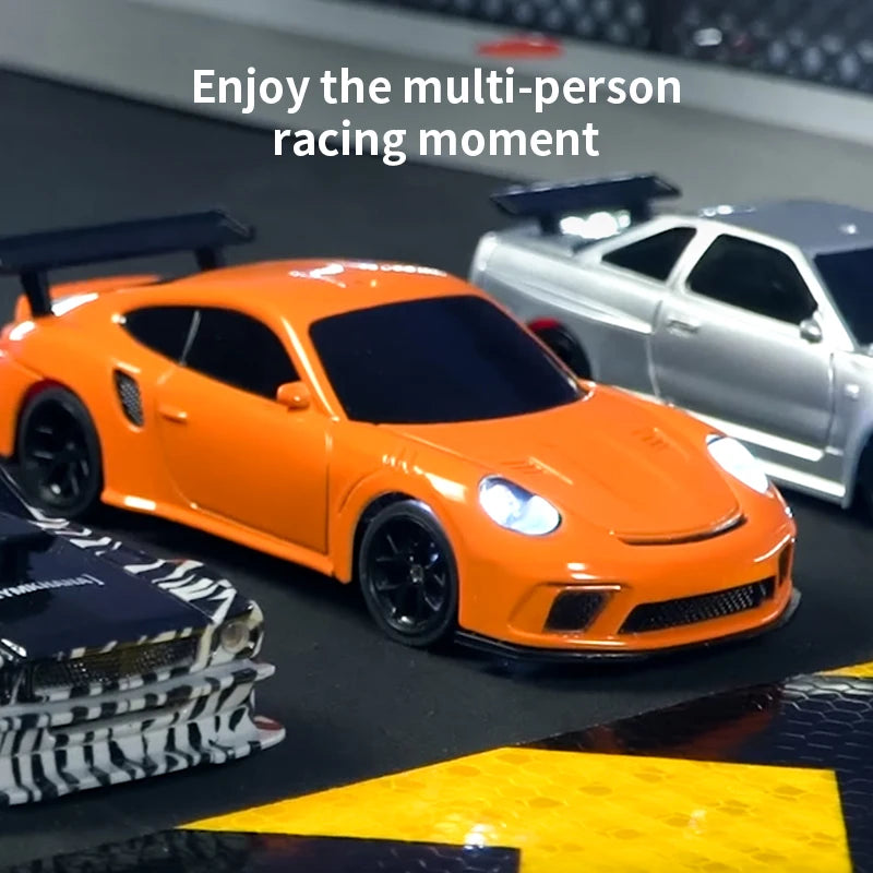 Mini 1:43 RC Drift Car 4WD with Gyro and LED Lights